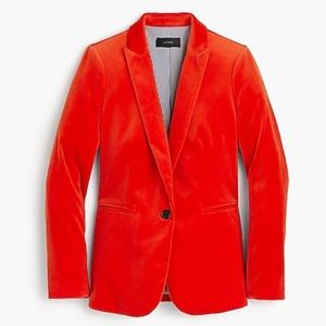 JCrew Parke Velvet Blazer
